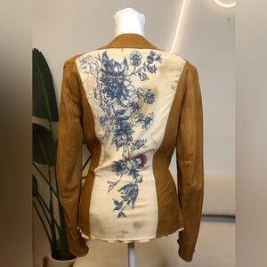 Roberto Cavalli Vintage 2003 Leather Jacket